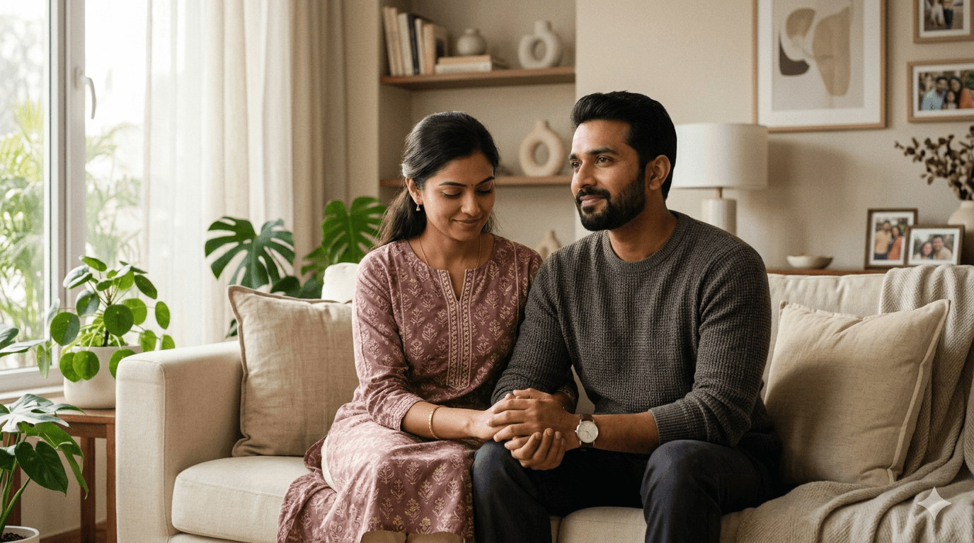 Couple feeling hopeful after fertility guidance