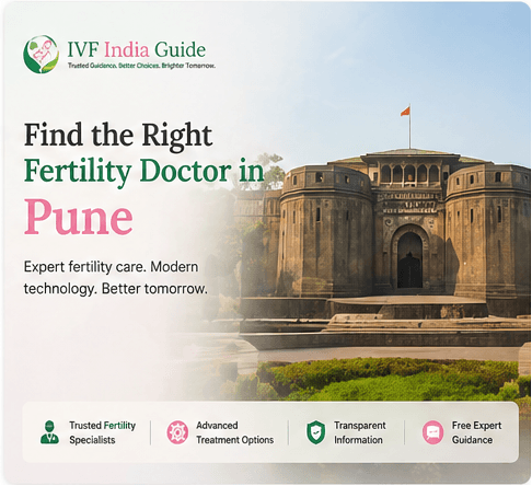 Supportive fertility counselling visual for Pune couples
